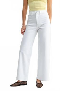NEW JUST BLACK DENIM hidden pocket trouser jean in white